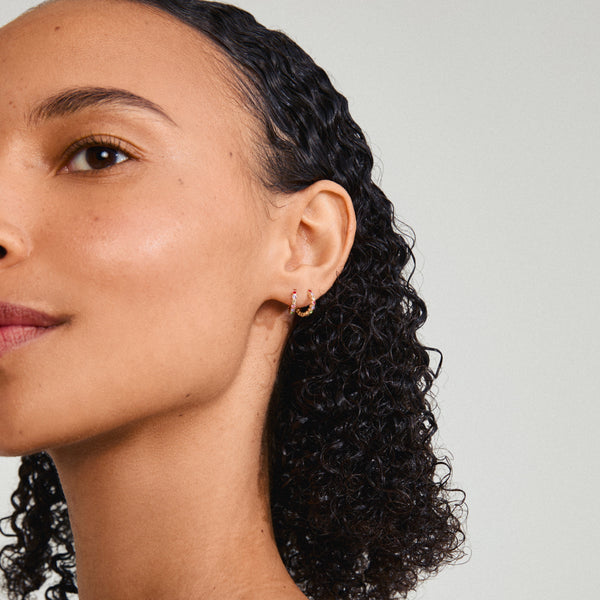 KLEOPRATRA recycled gold-plated earrings