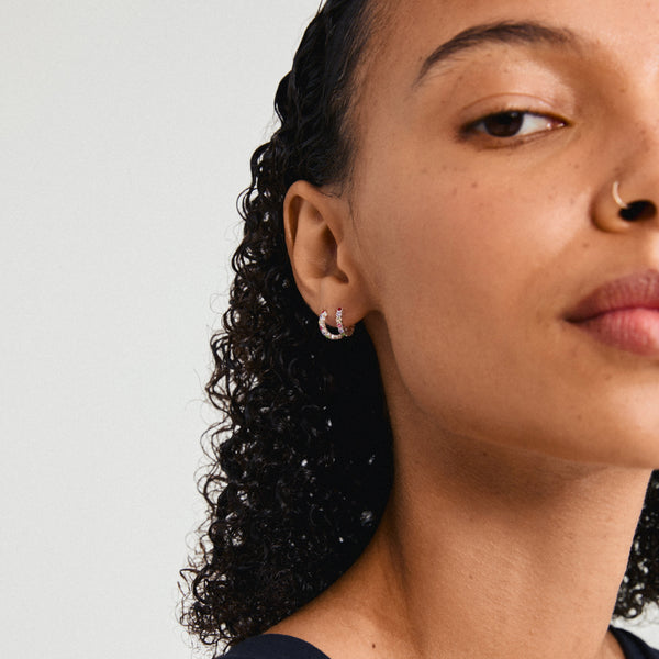 KLEOPRATRA recycled earrings silver-plated