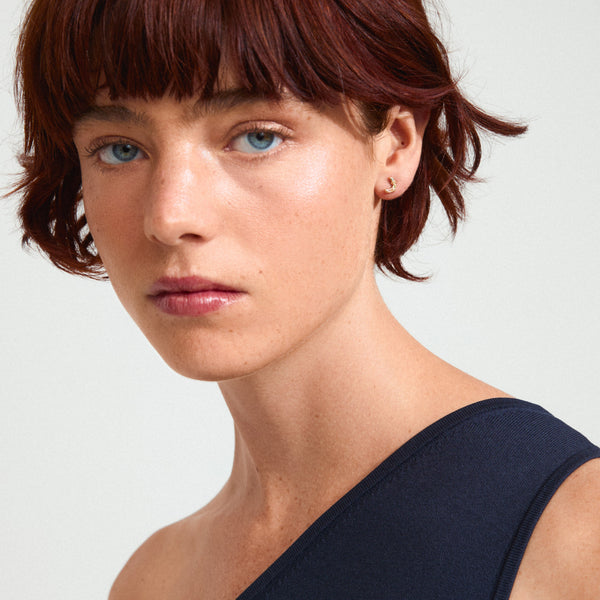 KORA recycled earrings gold-plated