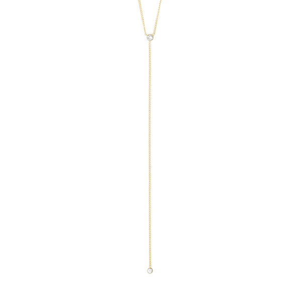 LUMI Y-collier plaqué or