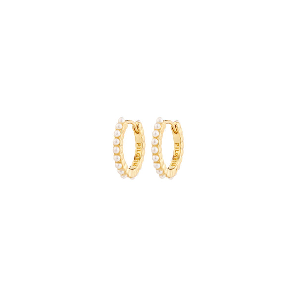 KALIA recycled hoop earrings gold-plated