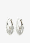 DUNE crystal earrings silver-plated
