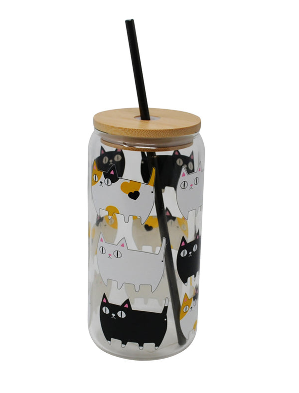 Verre 500 ml - COUVERCLE / PAILLE