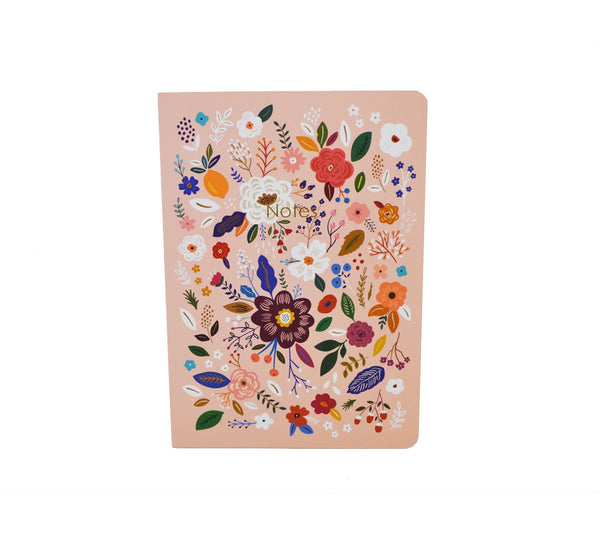 SOFT FLORAL NOTEBOOK 80 SHEETS