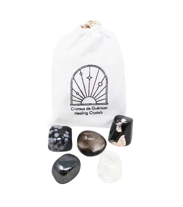 Crystals set. healing protection