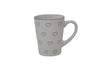 Tasse Blanc Cassé Cœurs 340ml