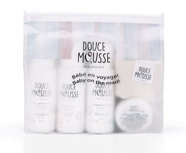 Trousse de voyage pour bébé Douce Mousse de La Coursière Bio