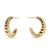 Boucles d'oreille Salerno or