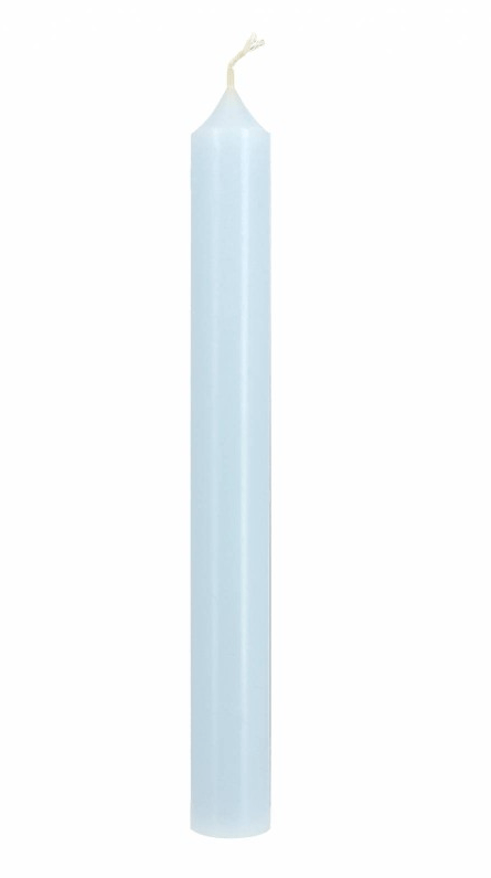 Bougie droite Bleu Nuage