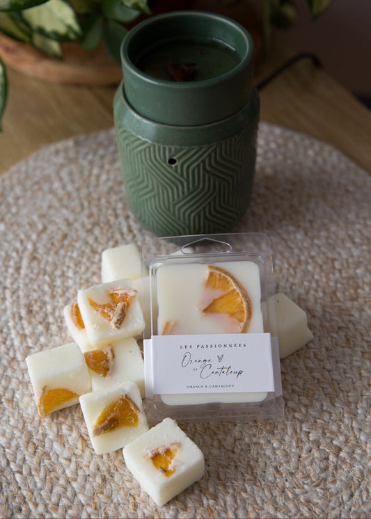 Orange &amp; Cantaloupe Wax Cubes