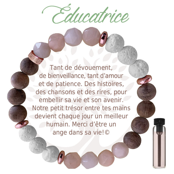 Bracelet Aroma brun : Éducatrice