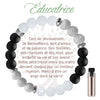 Bracelet Aroma noir : Éducatrice