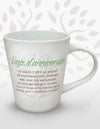 Tasse Earth Angel : Voeux D'Anniversaire