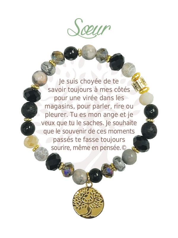 Earth Angel Bracelet 94232 - SISTER Dark Gold