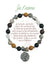 Earth Angel Bracelet 94241 - I LOVE YOU Dark Silver