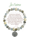 Earth Angel Bracelet 94243 - I LOVE YOU Light Silver
