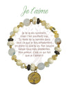 Earth Angel Bracelet 94244 - I LOVE YOU Light Gold
