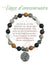 Earth Angel Bracelet 94281 - BIRTHDAY WISHES. Dark Silver