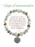 Earth Angel Bracelet 94283 - BIRTHDAY WISHES. Light Silver