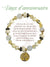 Earth Angel Bracelet 94284 - BIRTHDAY WISHES. Light Gold