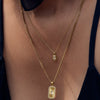 Collier pendentif Clemence or