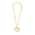TIDE heart necklace gold-plated