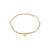INDIE bracelet rose, plaqué or