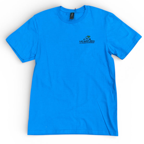 Tee-shirt bleu Saphire 