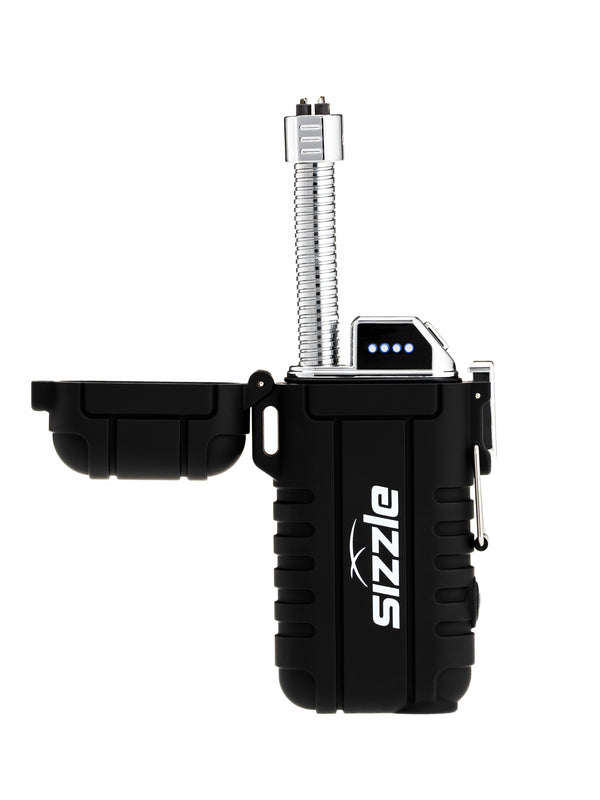 Briquet Sizzle Versa noir