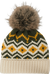 Tuque à pompon et chevron
