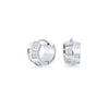 Boucles d’oreilles dormeuses Samira de Mia, fini argenté