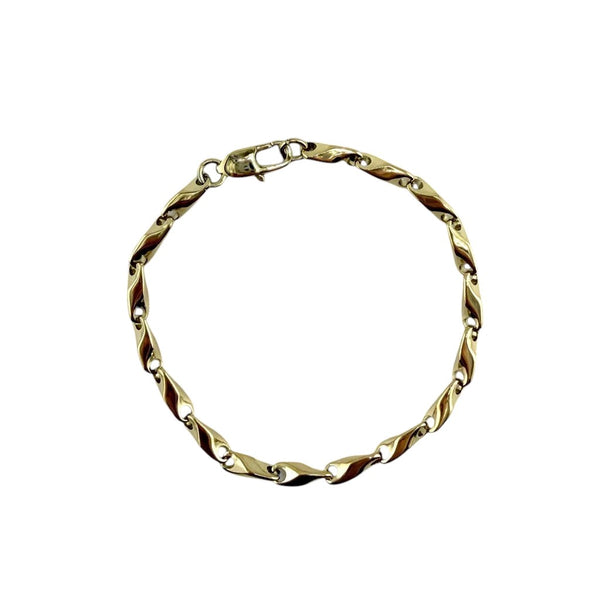 Bracelet Authentique 4 mm AJ&Co, finition dorée.