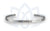 Bracelet InnerVoice « Merci d’être là » avec message en français.
