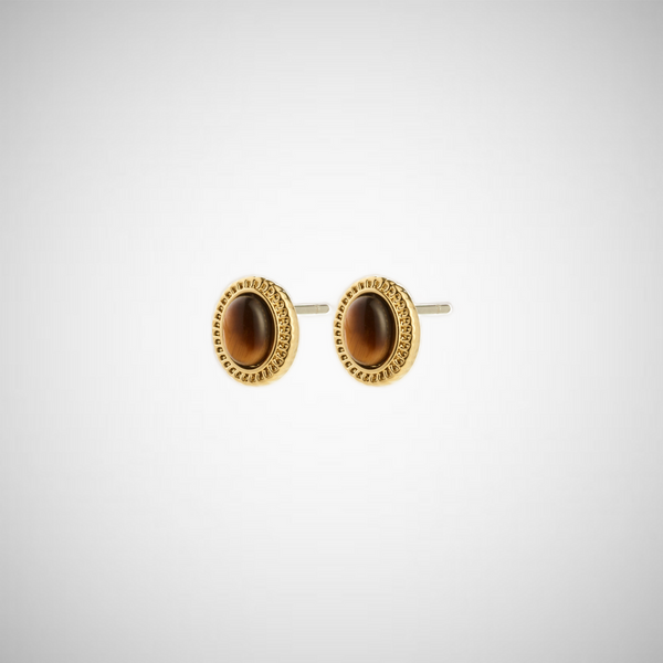 BETWEEN gold-plated earrings