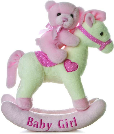Peluche - Cheval musical fille