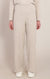 Pantalon en tricot torsadé Dex, coloris beige, vêtement porté