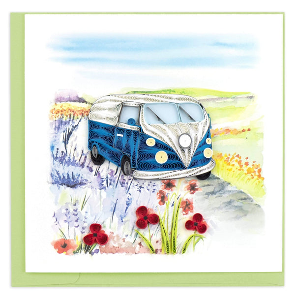 Carte de vœux Road Trip Quilling Card