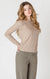 textured boat neck top