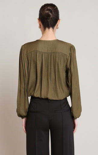 BUTTON FRONT BLOUSE
