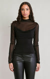 SHEER COWL TOP