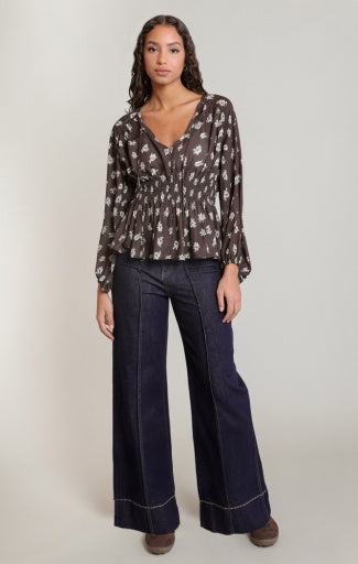 SMOCKED BLOUSE