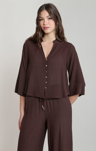 WIDE SLEEVES BLOUSE