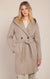 BELTED HOODED COAT