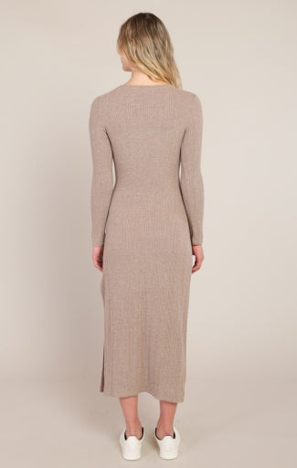KNOT WAIST LONG DRESS