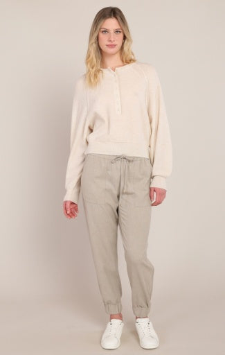 HENLEY SWEATER