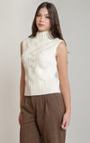 CABLE KNIT VEST