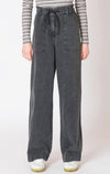 Wide leg denim pants