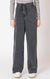 Wide leg denim pants