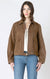 Faux suede jacket