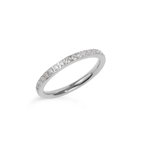 Bague eternity argent